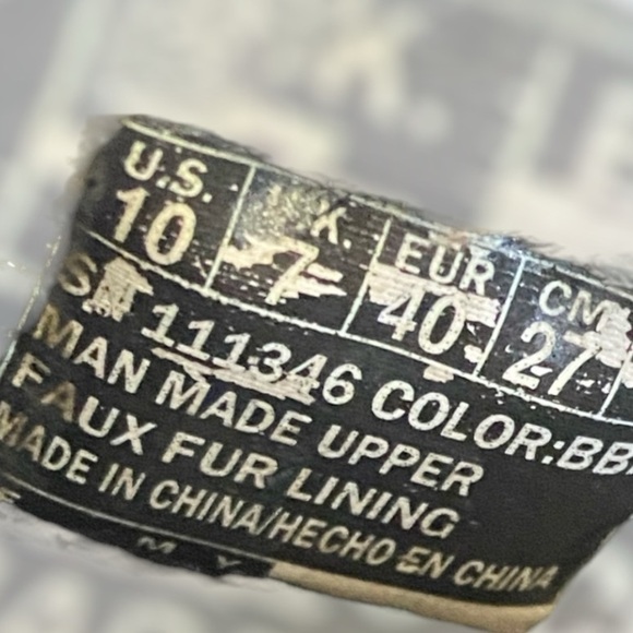 SKECHERS MAX CUSHIONING PLATFORM Faux Fur Lined Foamies Mules Size 10 Gothic - Picture 9 of 15